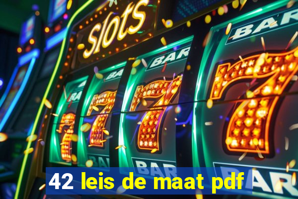 42 leis de maat pdf